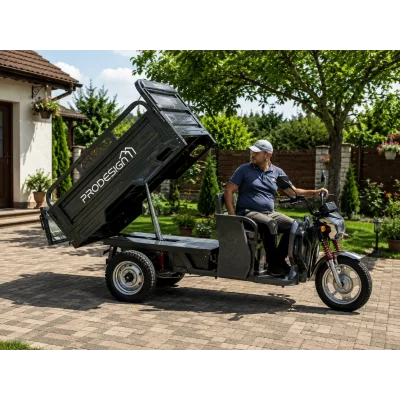 TRICICLU ELECTRIC CARGO GREUCEANU - DESCARC. HIDRA.-683226 2