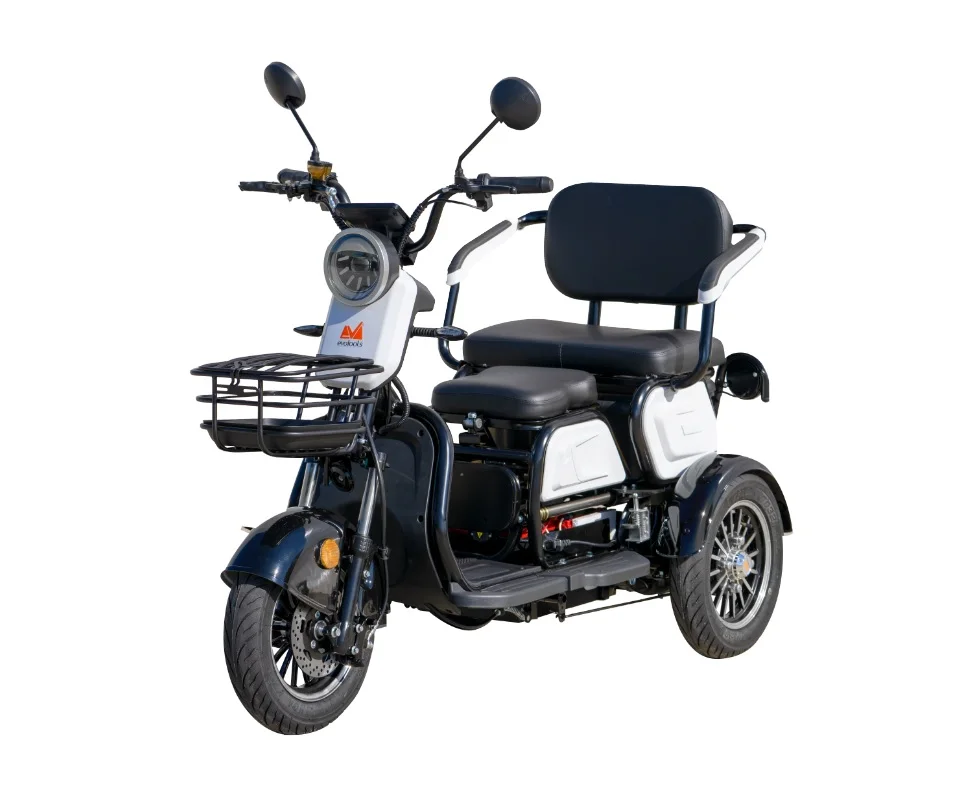 TRICICLU ELECTRIC PERSOANE DAVOS C: ROSU/NEGRU-683651