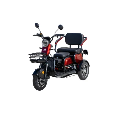 TRICICLU ELECTRIC PERSOANE DAVOS C: ROSU/NEGRU-683651 3
